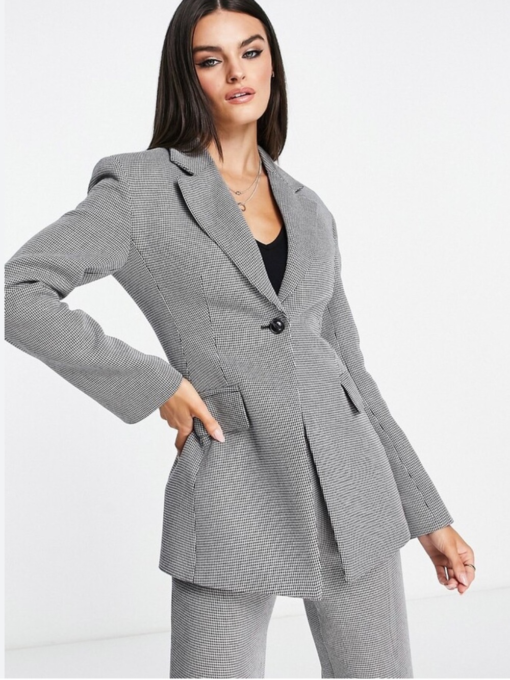 & Other Stories Co-ord Fitted Wool Blend Blazer